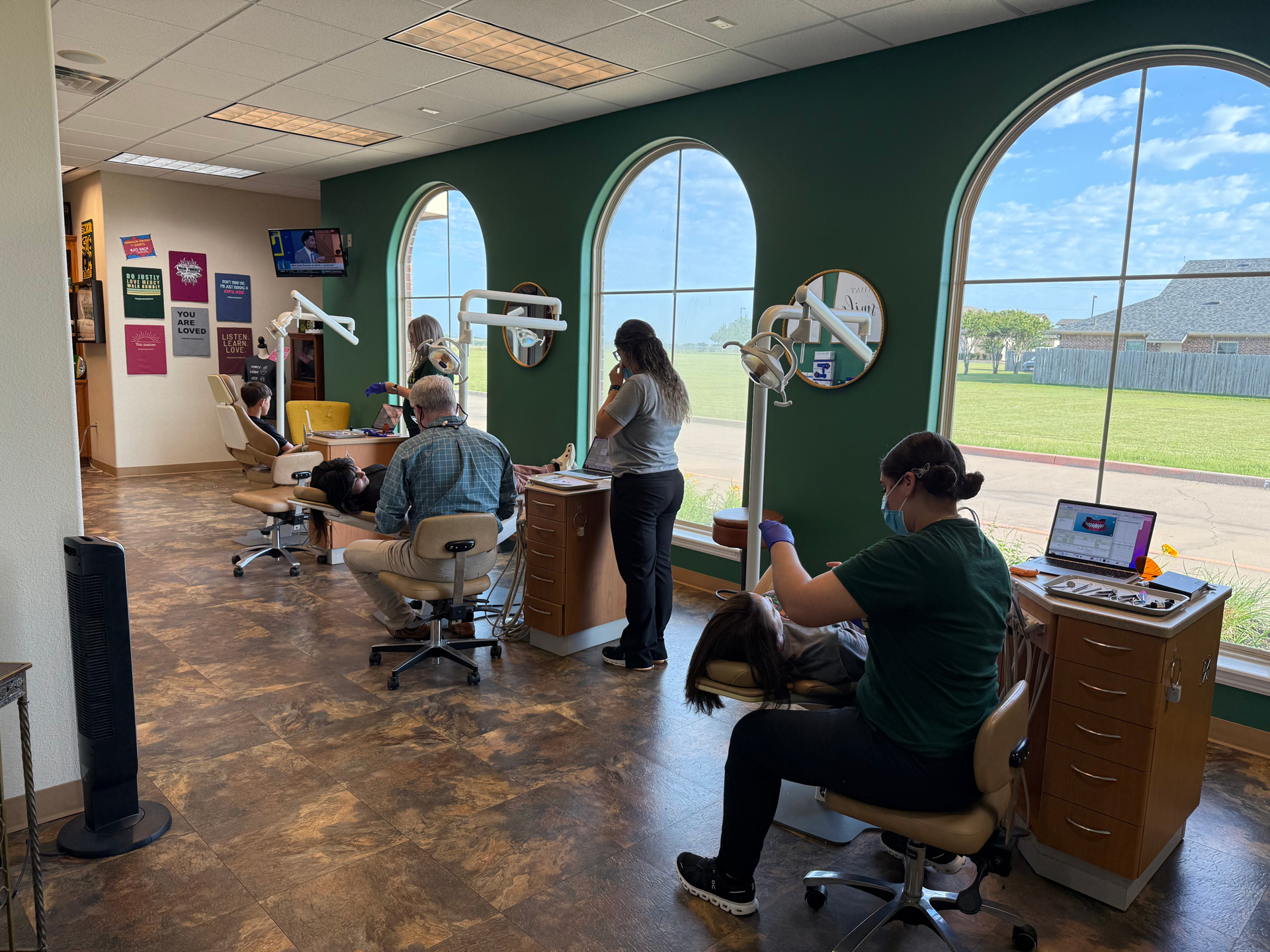 Inside Tennison Orthodontics Office