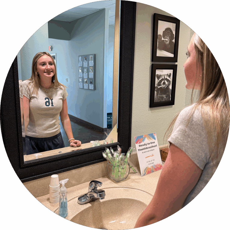 Smiling Female Tennison Orthodontics Patient