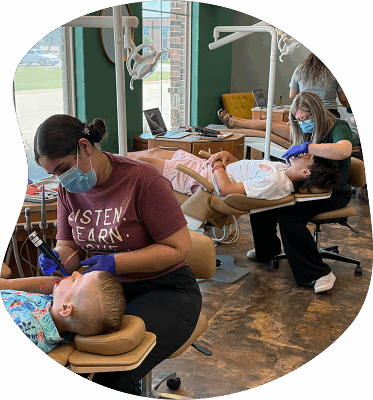 Tennison Orthodontics Orthodontic Technicians Examining Patients